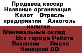 Продавец-кассир › Название организации ­ Килот › Отрасль предприятия ­ Алкоголь, напитки › Минимальный оклад ­ 20 000 - Все города Работа » Вакансии   . Ямало-Ненецкий АО,Губкинский г.